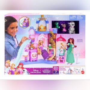 Disney Pink, Blue & Purple Princess Castle Playset with Accessories